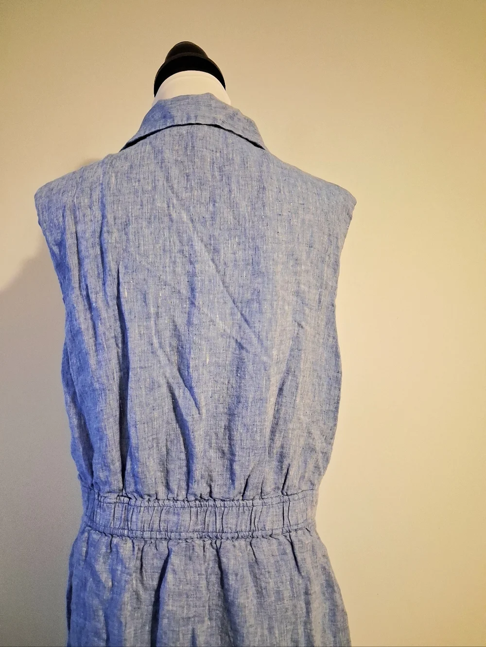 Blue Linen Shirt Dress Size 20W